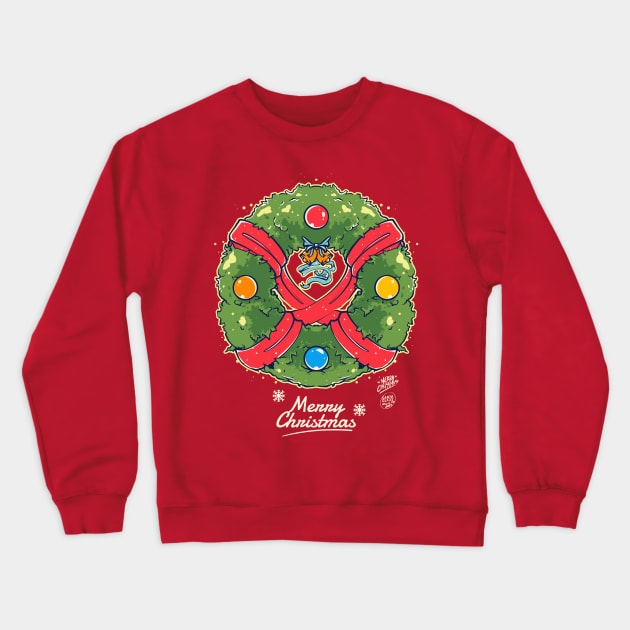 Merry Christmas Crewneck Sweatshirt by mmninestd